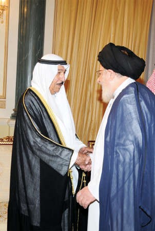 الشيخ جابر العبدالله وتهنئة من السيد محمد المهري