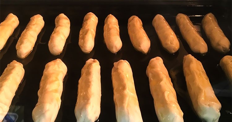 الاكلة الاولى اثناء التحمير