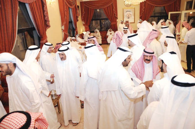 حضور كثيف خلال حفل استقبال الجلال