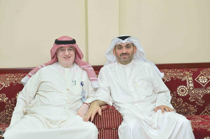 جمال السويفان والزميل محمود الموسوي﻿