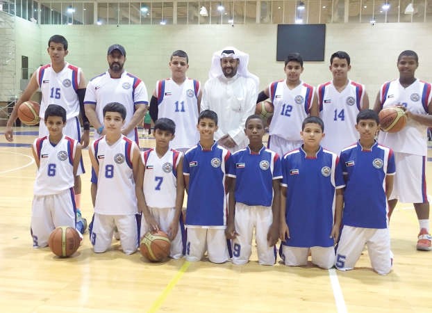  لاعبو منتخب الكويت لكرة السلة ﻿