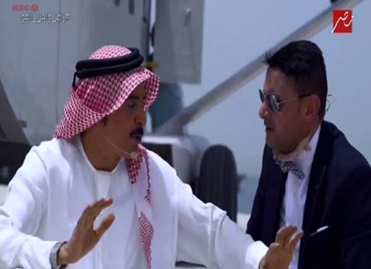 بالفيديو والصور.. عبدالله بالخير يسجل أغرب رد فعل ببرنامج "رامز واكل الجو"