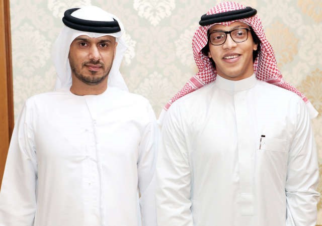 سلطان علي المنصوري وصفوان علي مخضري احمد علي