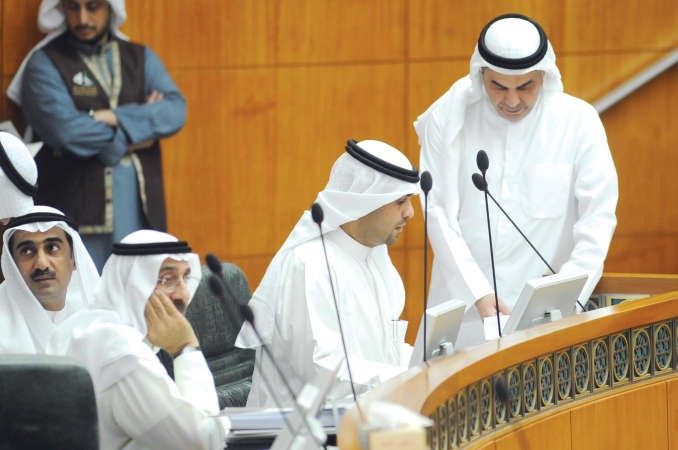 دعبدالله الطريجي وانس الصالح وديوسف العلي وماحمد الجسار
