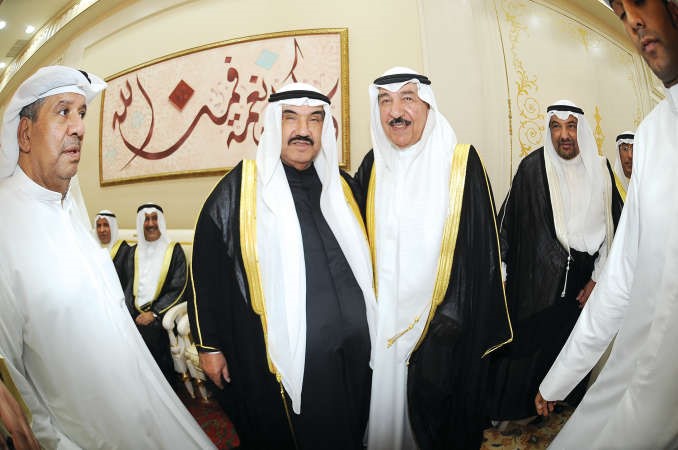 الشيخ جابر العبدالله مهنئا سمو الشيخ ناصر المحمد﻿