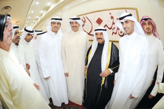 مرزوق ناصر الخرافي وبدر ناصر الخرافي وفيصل ناصر الخرافي يباركون﻿