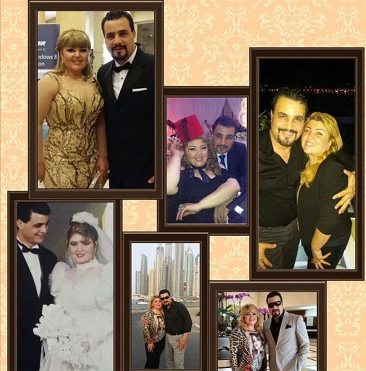 بالصور.. مها أحمد تحتفل بعيد زواجها