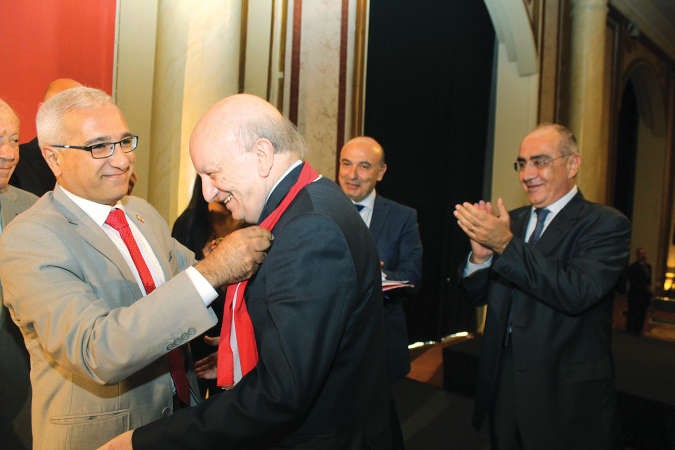 انتخاب سمير فرنجية رئيسا للمجلس الوطني لـ ١٤ اذار في البيال محمود الطويل
