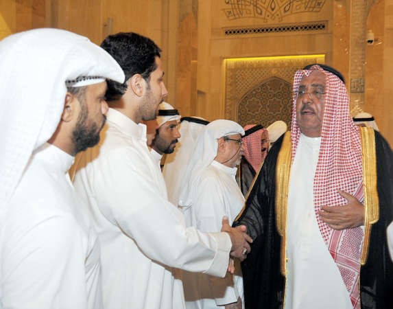 الشيخ جابر الخالد معزيا ﻿