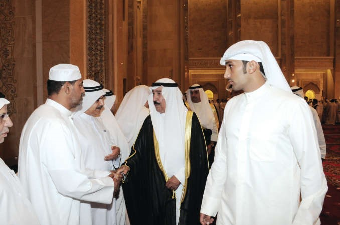 الشيخ جابر العبدالله معزيا﻿