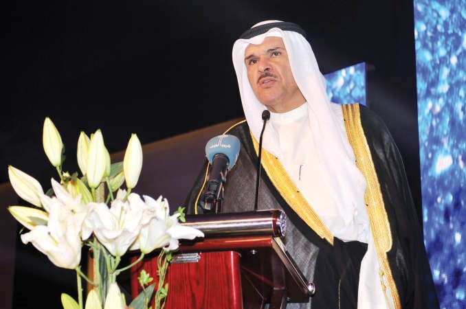 وزير الاعلام ووزير الدولة لشوؤن الشباب الشيخ سلمان الحمود يلقي كلمته﻿