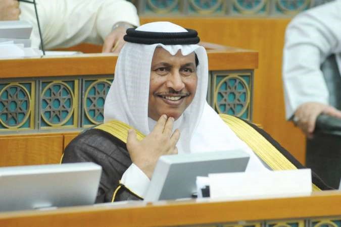 سمو الشيخ جابر المبارك خلال الجلسة
