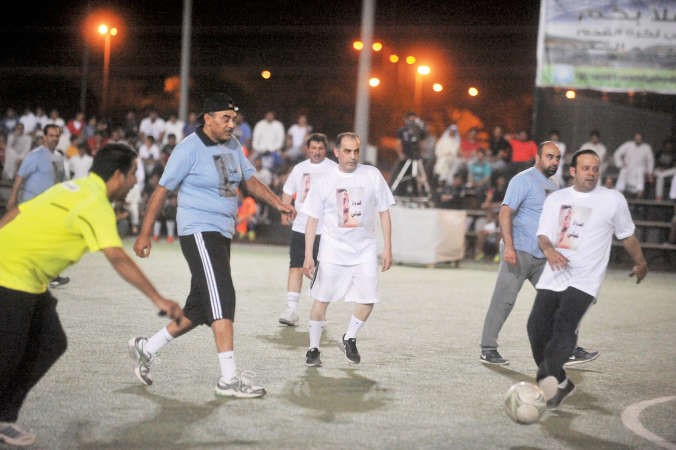 الشيخ صباح الخالد يسدد 