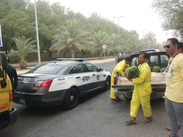 من حملة ملاحقة الباعة الجائلين في حولي