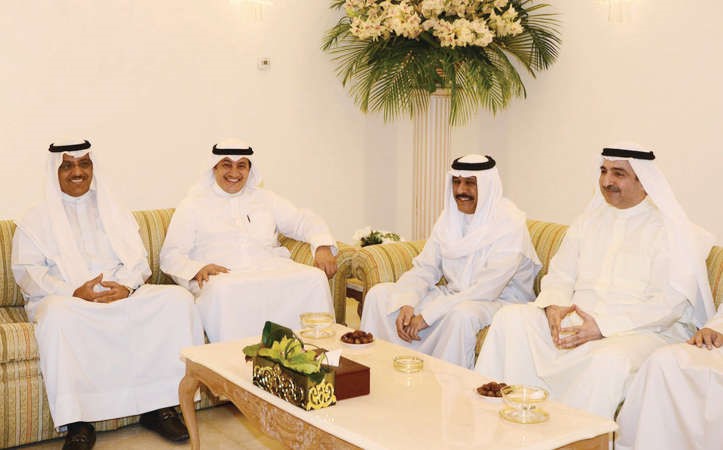 جمال العمر وحمد الهرشاني وعسكر العنزي ومبارك الخرينج ﻿