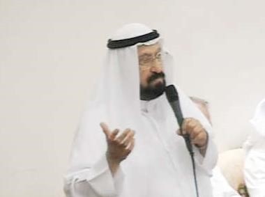 عباس القطان متحدثا للحضور ﻿