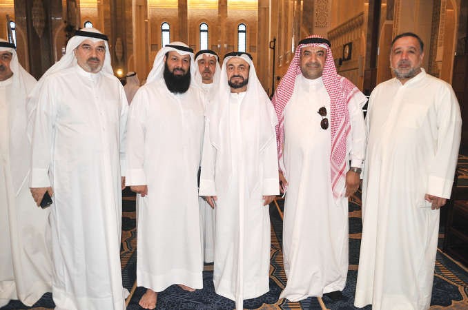 د فاضل صفر وبرجس العجمي وعدد من الحضور قاسم باشا