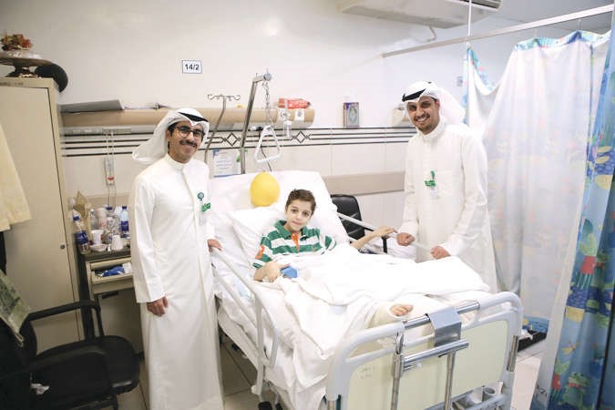 جانب من الزيارة في مستشفى الرازي ﻿
