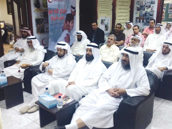 دمحمد الشرهان يتقدم الحضور في الغبقة 
