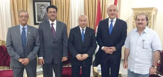 وزيرا الداخلية والتخطيط باقليم كردستان يتوسطان الوفد الكويتي ﻿