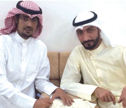 محمد الهاجري مع عبدالله الحمدان﻿