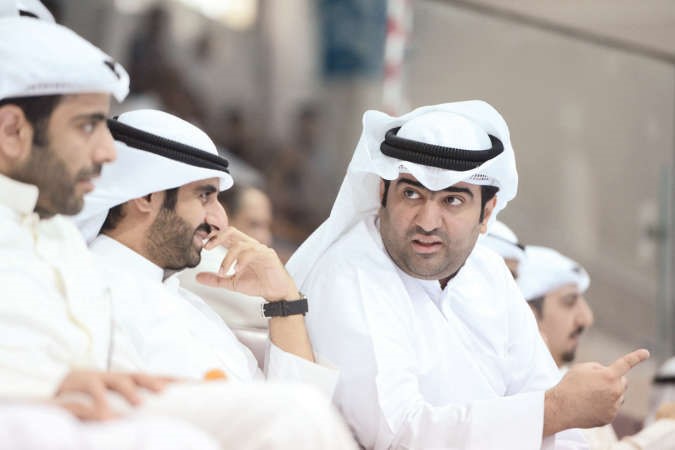 خالد الروضان يتحدث مع فهد الغانم﻿