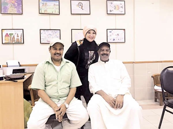 عبدالرحمن العقل وسماح واحمد الفرج﻿