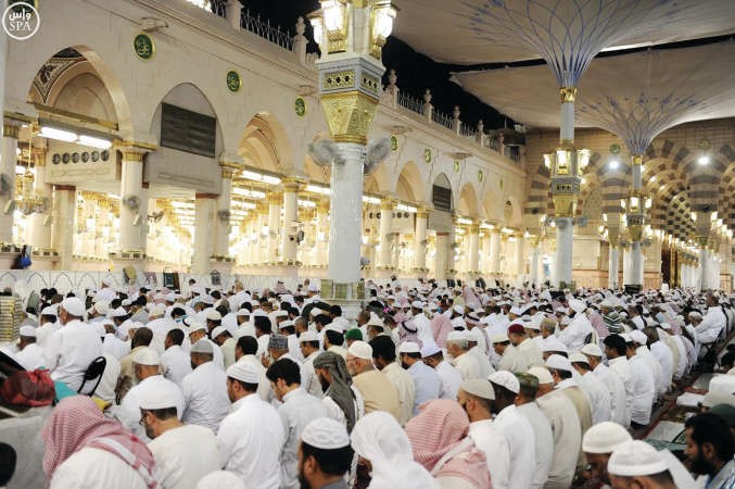 التراويح في المسجد النبوي