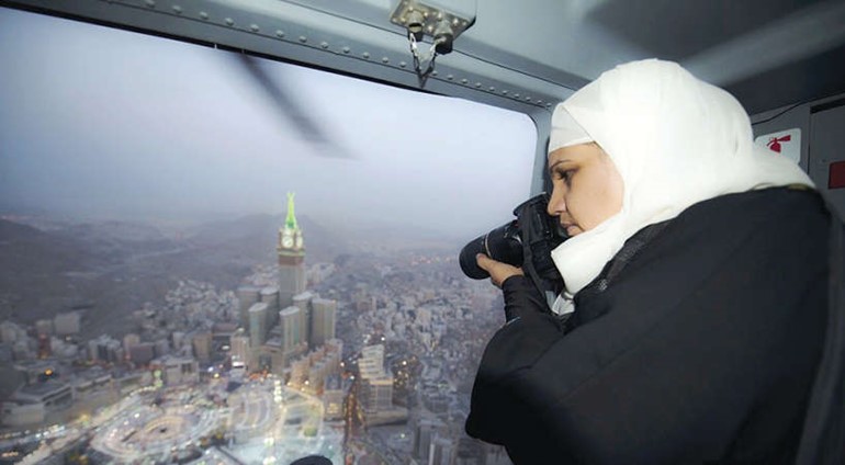سوزان تلتقط صورة جوية﻿