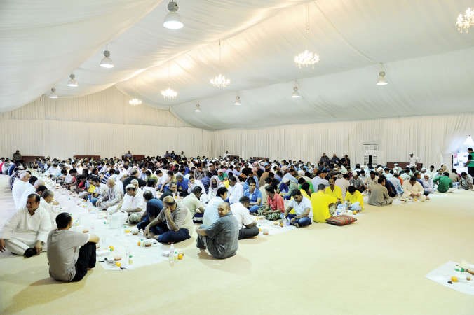 جانب من مشروع افطار صائم بـالبترول الوطنية﻿