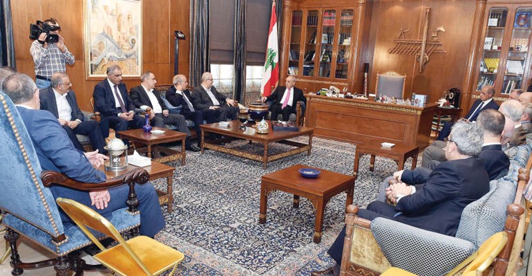 الرئيس نبيه بري خلال لقاء الاربعاء النيابي في عين التينةمحمود الطويل
