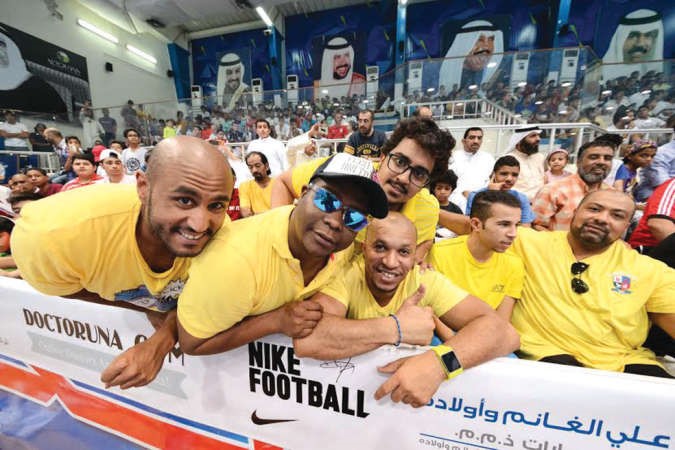 جمهور كبير حضر المباراة النهائية