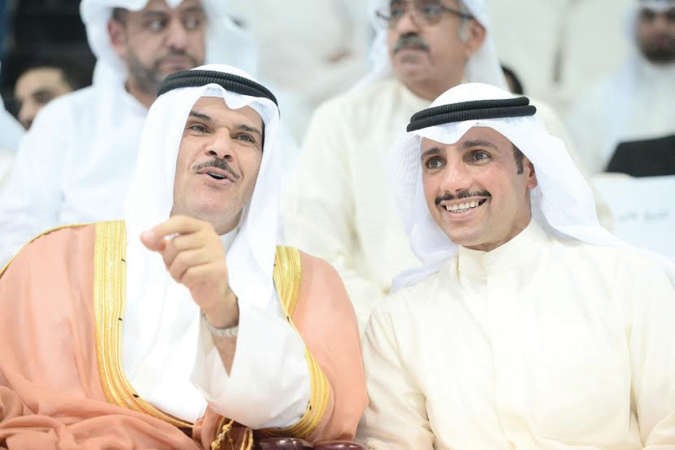 حديث ودي وباسم بين الغانم والحمود
