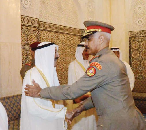 الفريق الركن محمد الخضر مهنئا صاحب السمو﻿