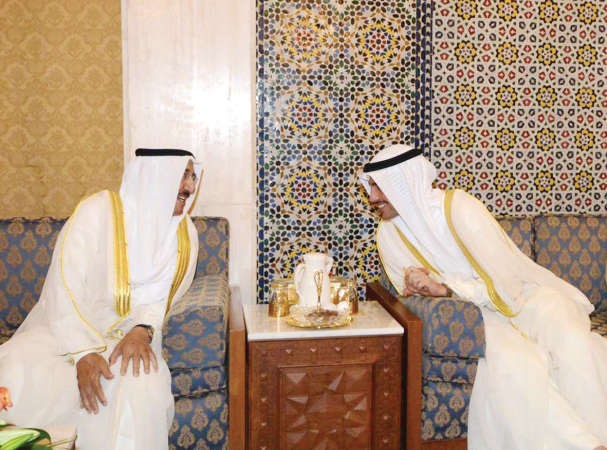 حديث بين صاحب السمو الامير ورئيس مجلس الامة مرزوق الغانم﻿