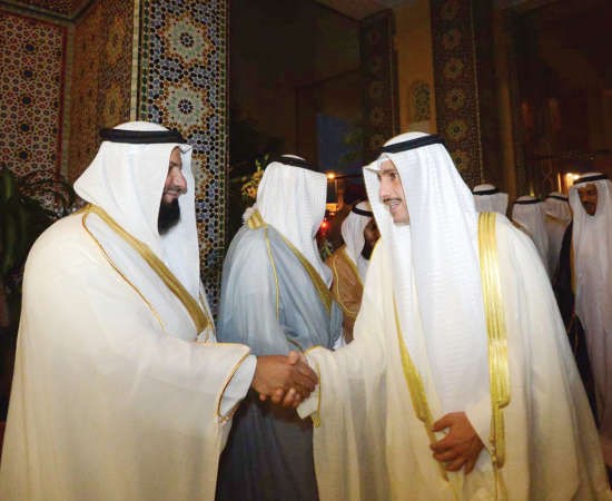 مرزوق الغانم يتلقى التهاني بالعيد﻿