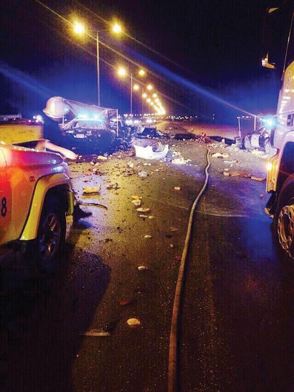 صورة توضح اثار التفجير عند نقطة التفتيش في الرياض كما نشرتها العربيةنت امس الاول
