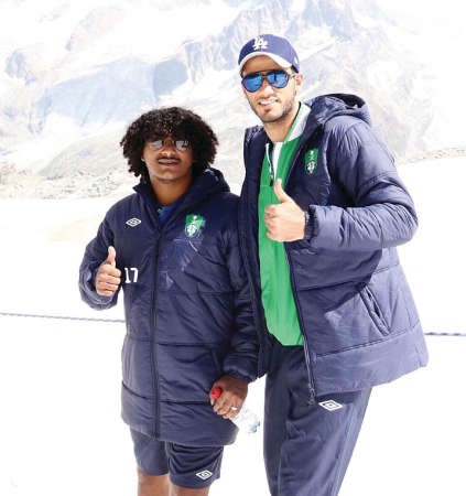 عمر السومة ابرز نجوم الاهلي