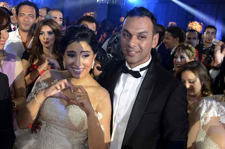 بالصور.. زفاف ايتن عامر بحضور النجوم !