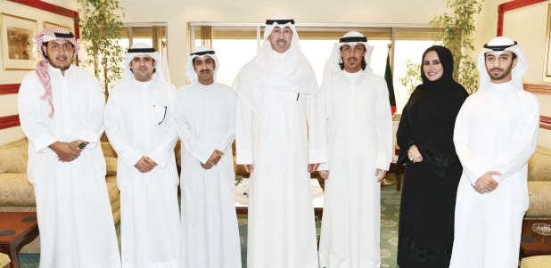 الشيخ فواز الخالد مستقبلا اعضاء حملة انت ابونا وكلنا ضد الطائفية﻿