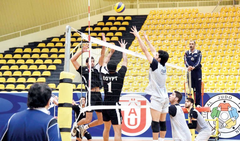 مباراة مهمة بين مصر والكويت في كرة الطائرة ﻿