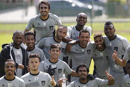تشافي في مرانه الاول مع السد القطري