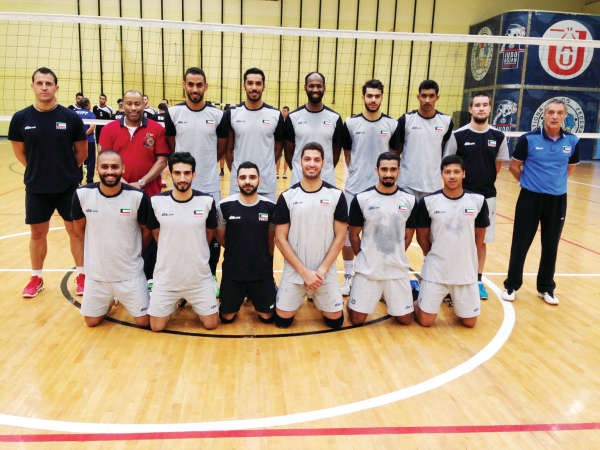 المنتخب الاول لكرة الطائرة مستعد للبطولة 