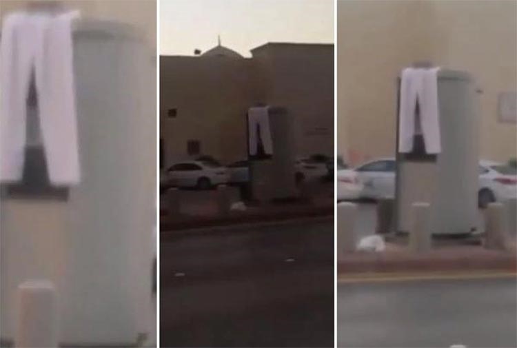بالفيديو.. سعودي يعلق سرواله على ساهر لمنعه من تصوير السيارات