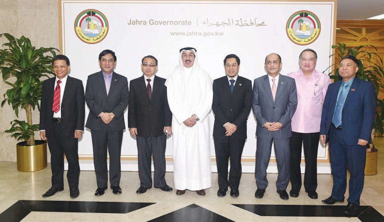 فهد الامير مستقبلا سفراء رابطة دول جنوب شرق اسيا﻿