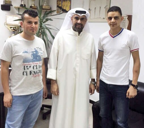 احمد الدللي ونافع الشملان مع ناصر الشرهان﻿
