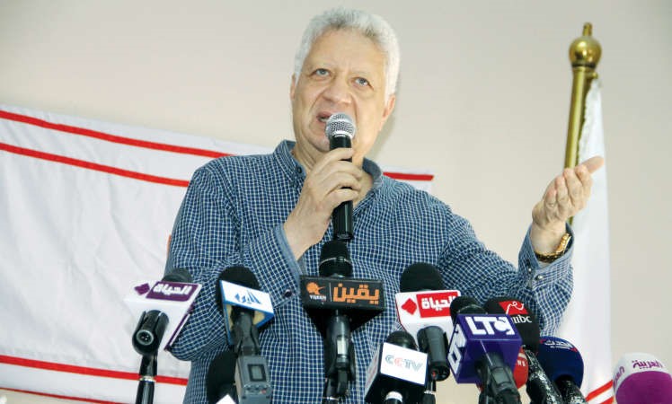 مرتضى منصور استقال من رئاسة الزمالك ومجلس الادارة رفضها 