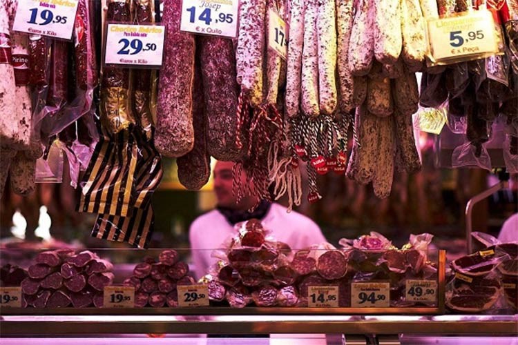 سوق بوكويريا في برشلونة، اسبانيا