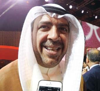 الشيخ احمد الفهد يتحدث للاعلام