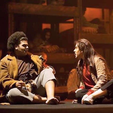 محمد الحملي وهبة الدري في المسرحية﻿